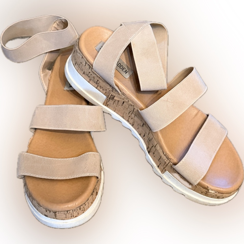 Steve Madden Elastic Platform Sandals